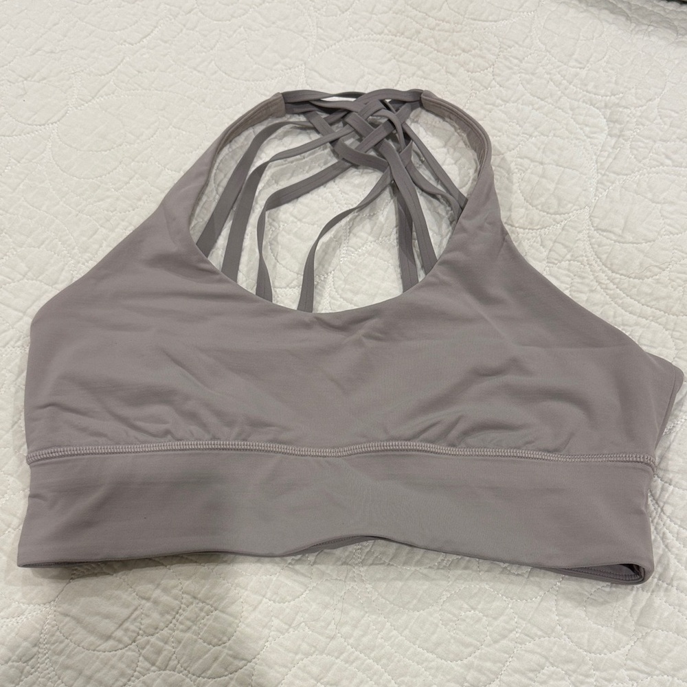 lululemon athletica Women's Strappy Sports Bra - lilac - Picture 2 of 3